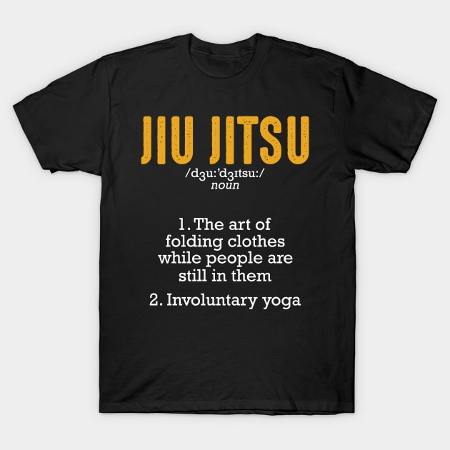 Jiu Jitsu Definition Japanese Martial Arts Funny T-Shirt by Funnyawesomedesigns